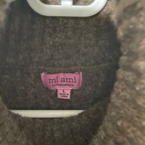 Mi Ami Brown Sweater